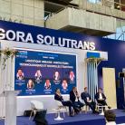 Table ronde sur la logistique urbaine et l'innovation technologique au salon Solutrans.