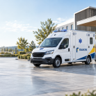 Ambulance et véhicule TPMR Fraikin pour le transport sanitaire et adapté