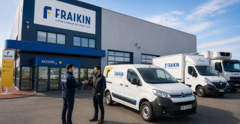 remise de cles devant agence Fraikin